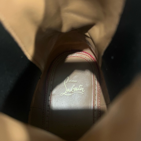 Men’s size 45 1/2 men’s Christian Louboutin Suede Brown Chelsea boots - Picture 10 of 10